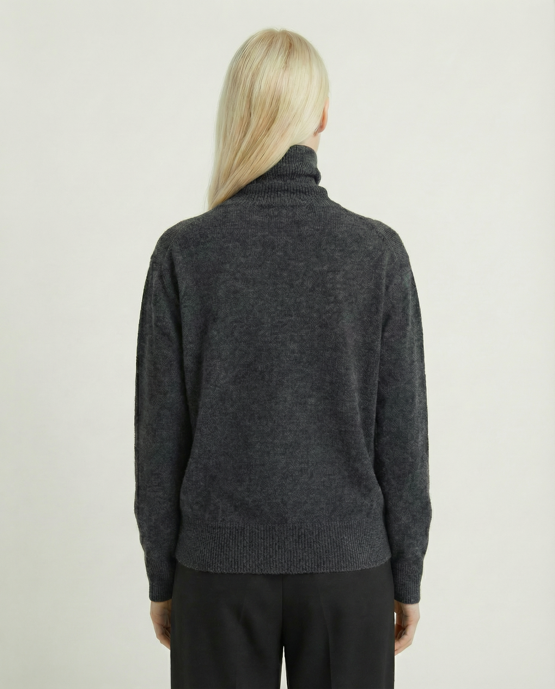 Volta Turtleneck, Charcoal