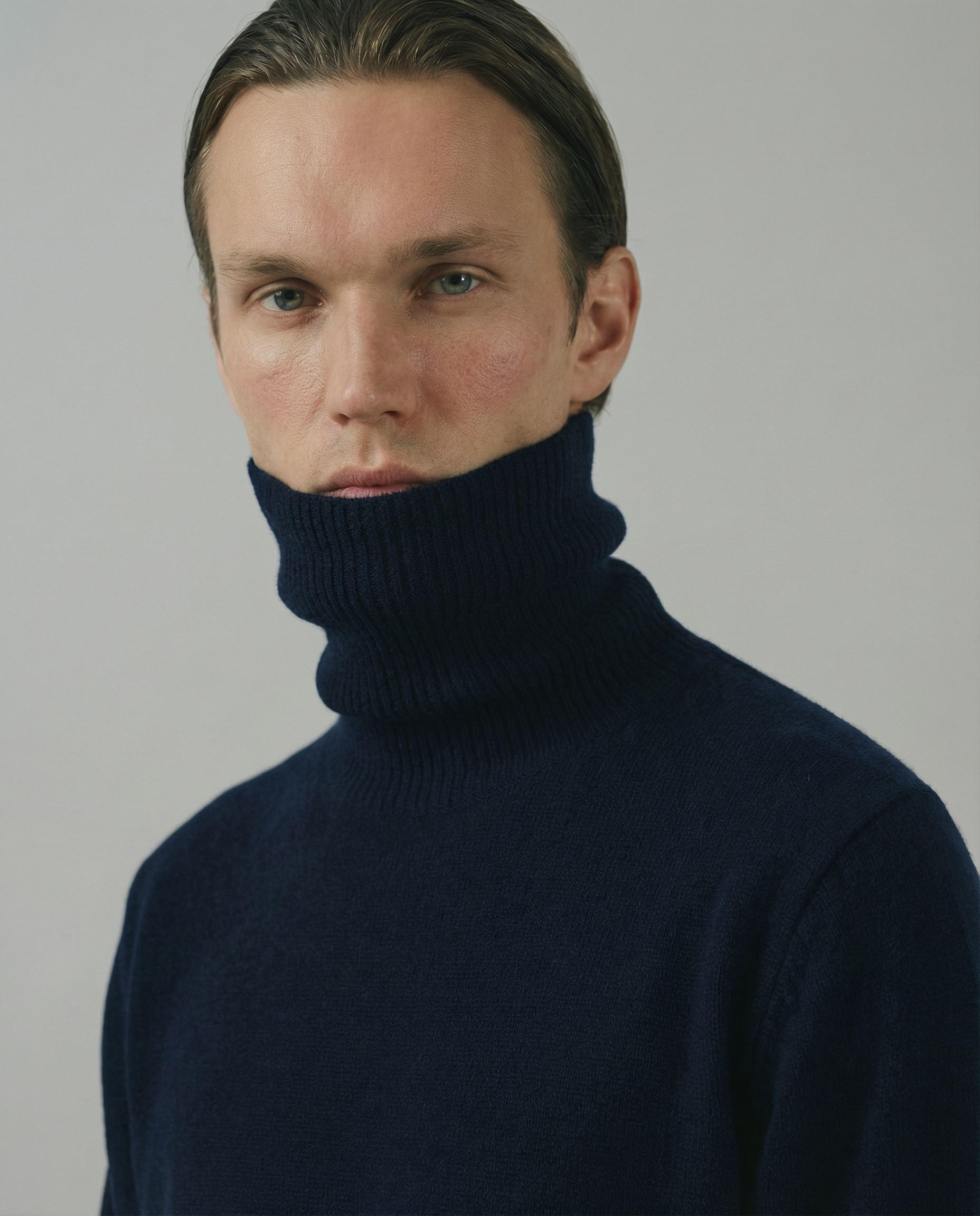 Volta Turtleneck, Dark Blue