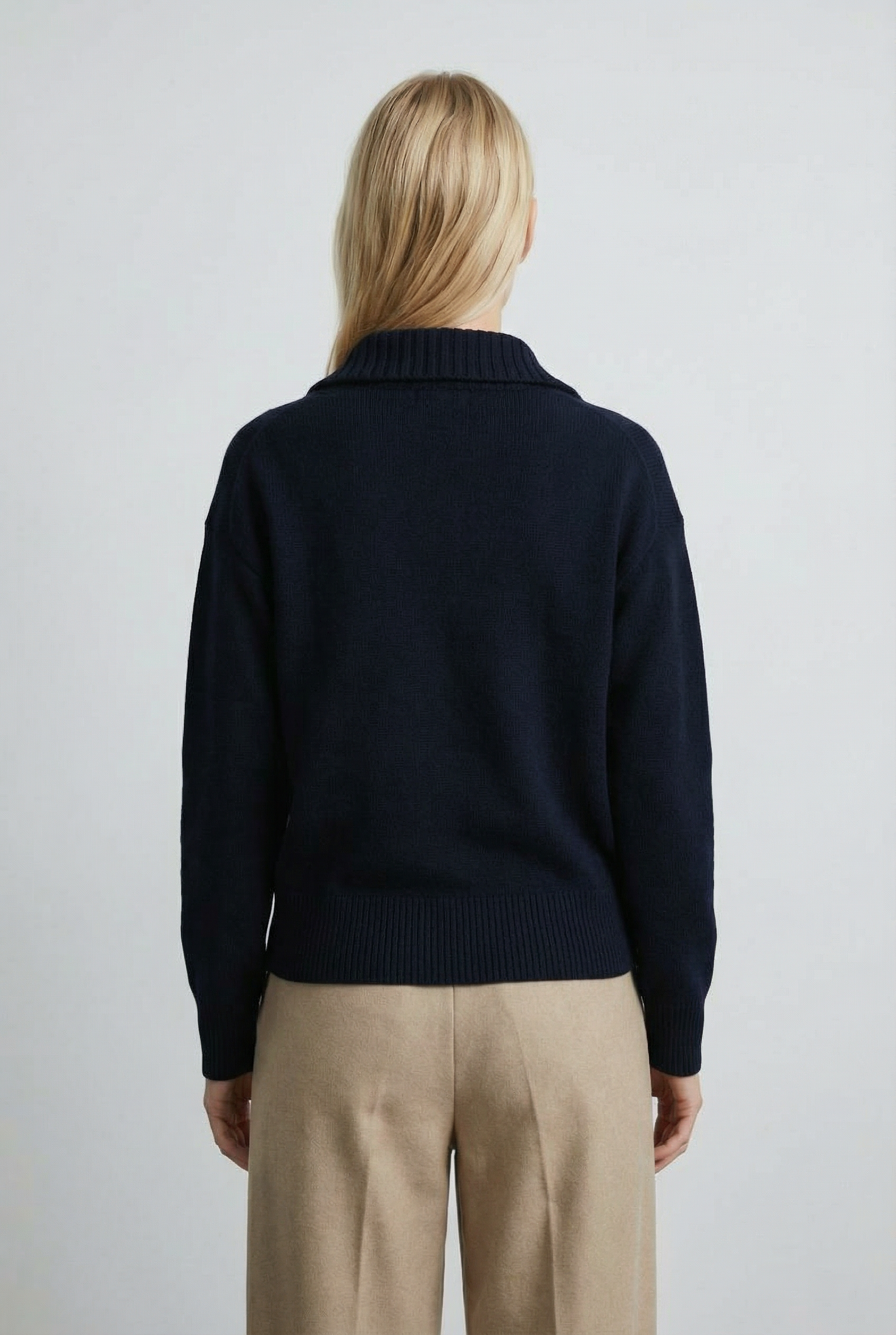 Portico Cardigan, Dark Blue