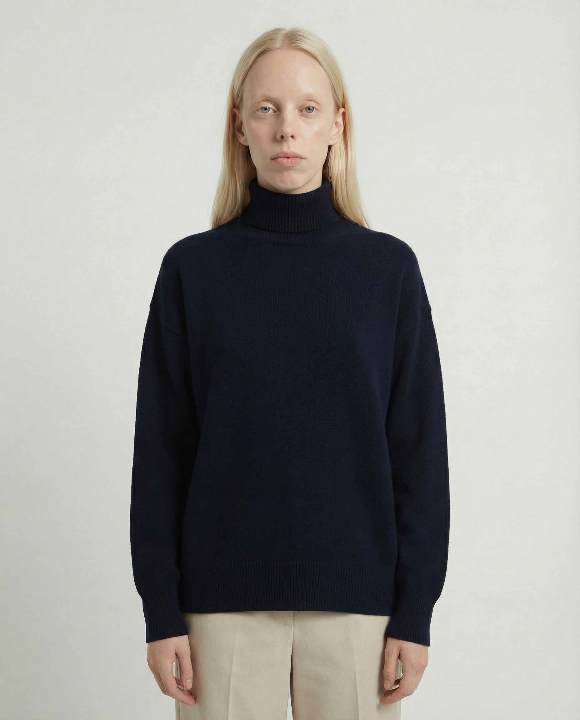 Volta Turtleneck, Dark Blue