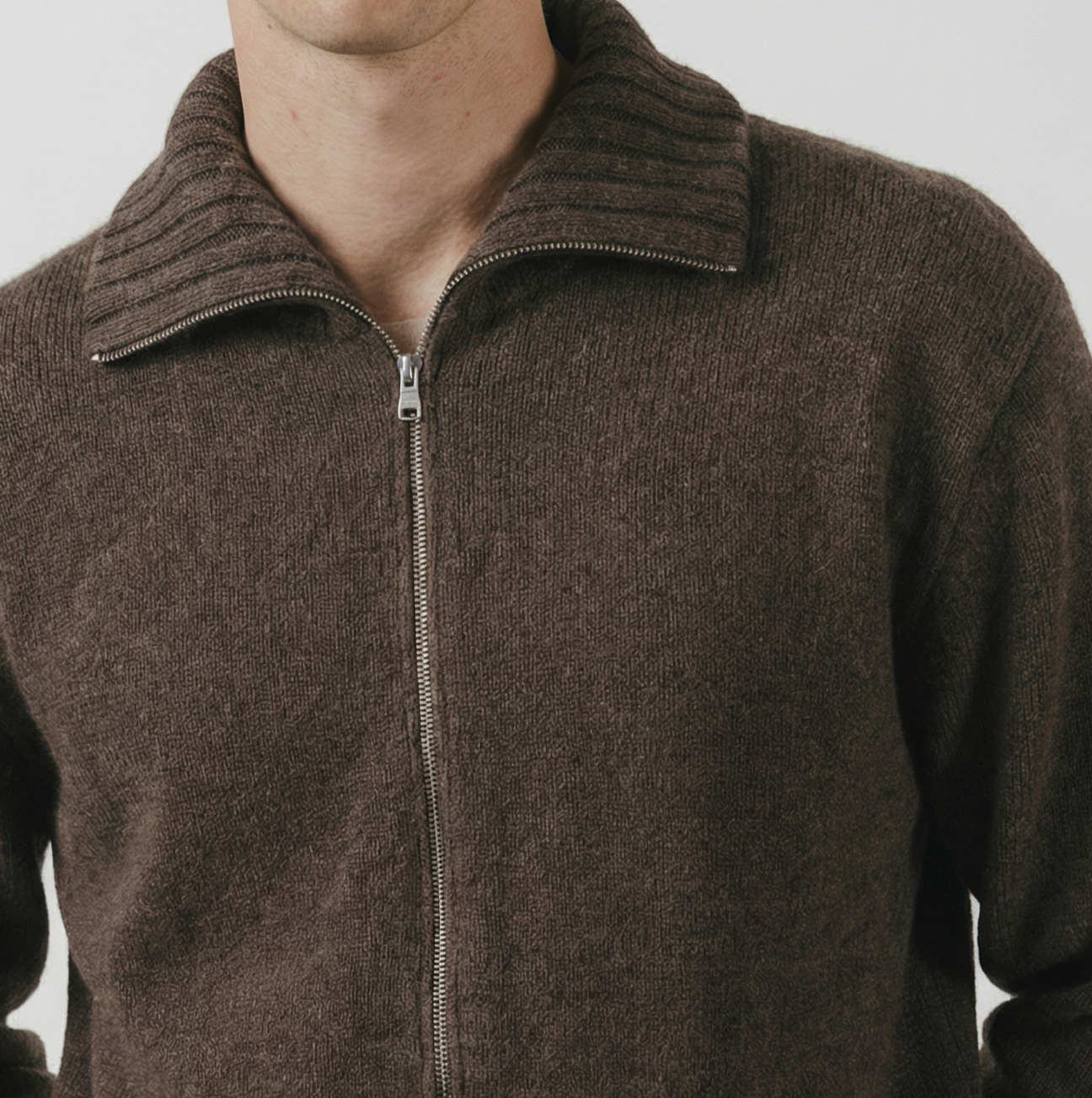 Portico Cardigan, Chocolate