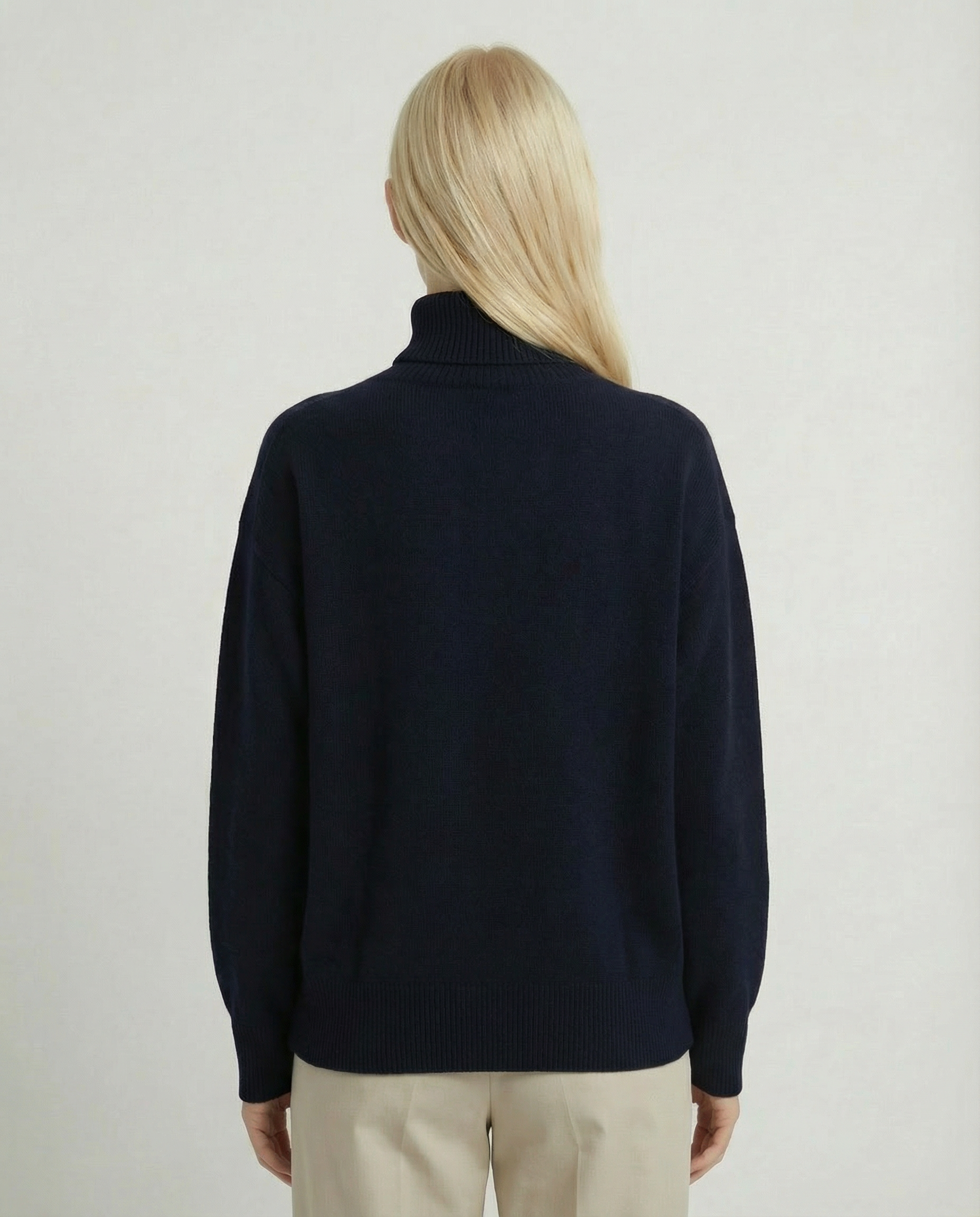 Volta Turtleneck, Dark Blue