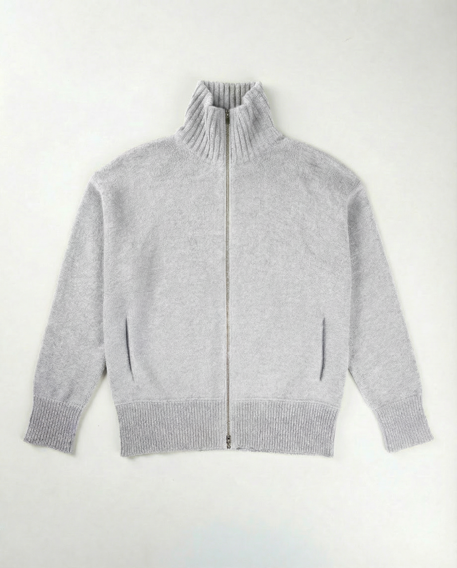 Portico Cardigan, Light Grey