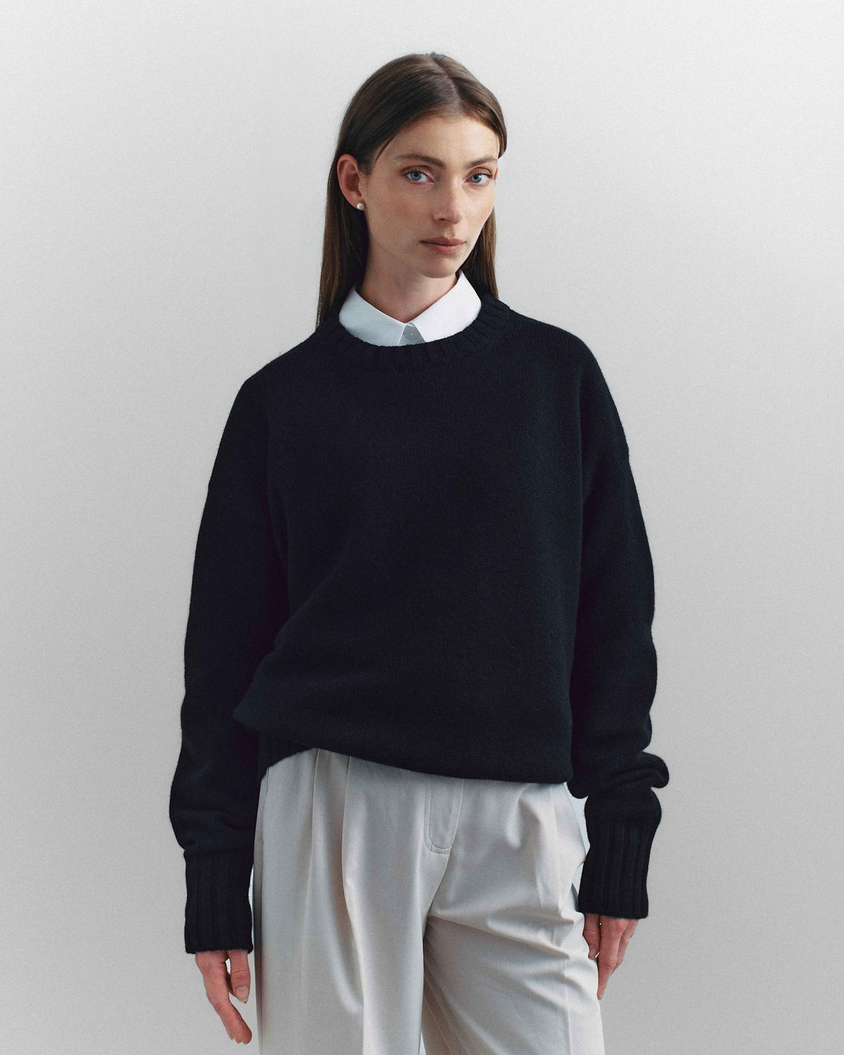 Corte Crewneck, Black - Casa Nodale