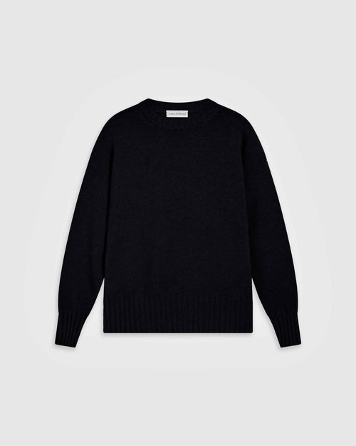 Corte Crewneck Black - Casa Nodale