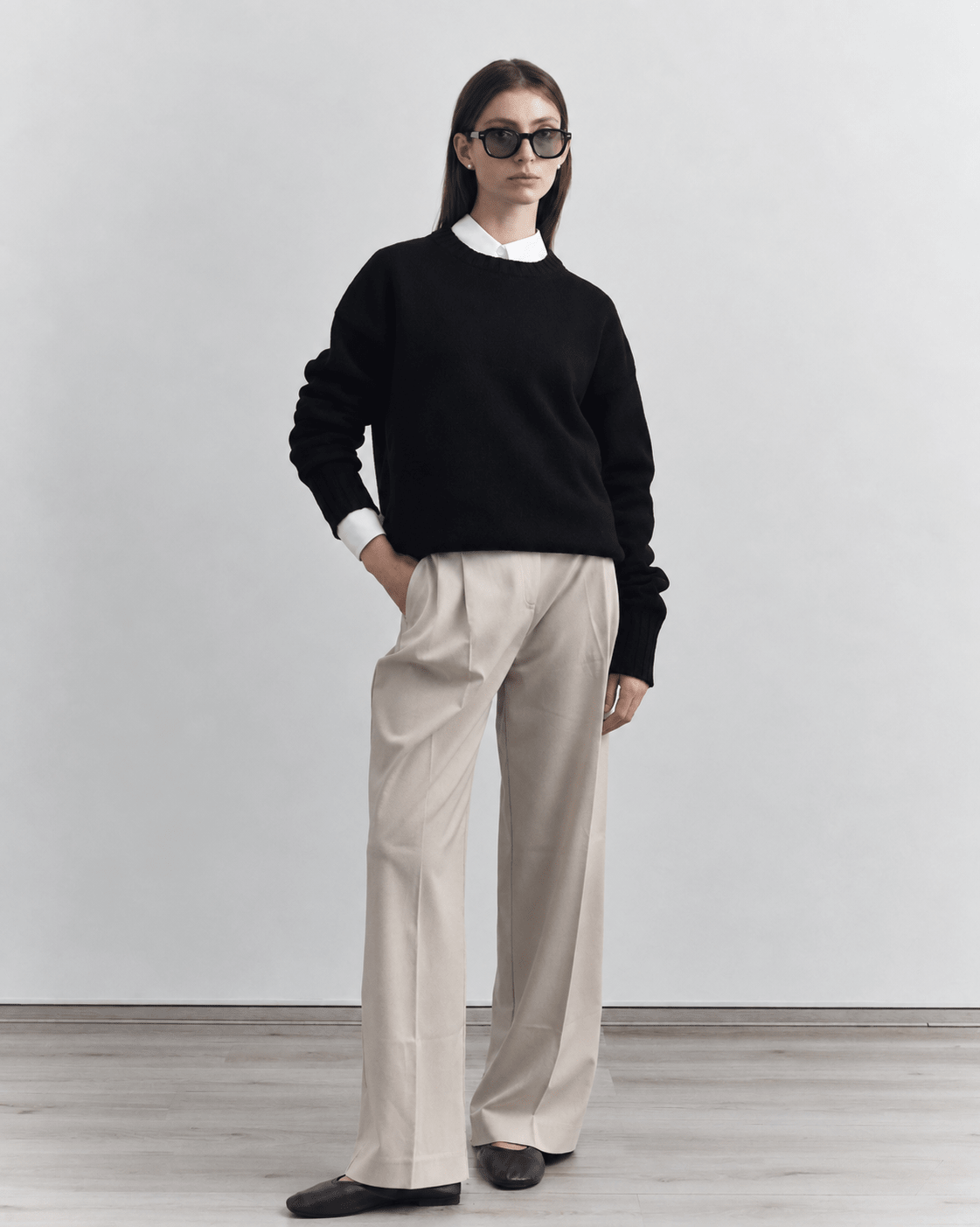 Corte Crewneck, Black - Casa Nodale