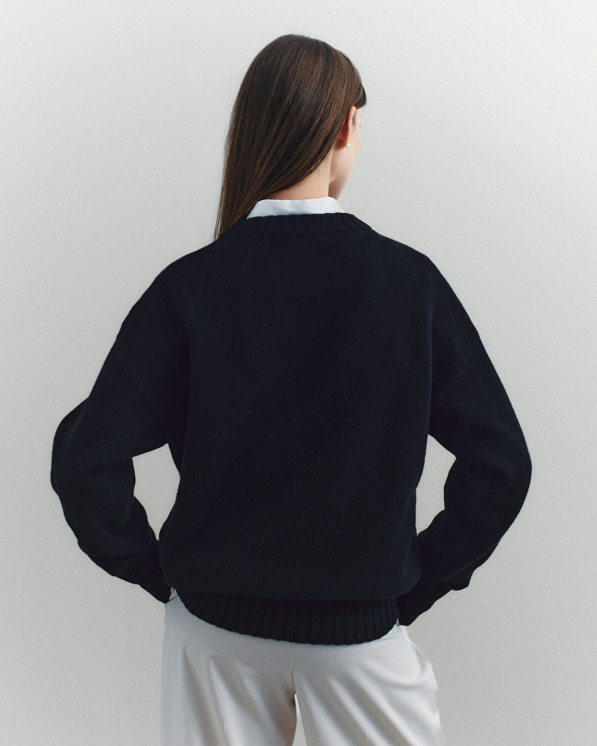 Corte Crewneck, Black - Casa Nodale