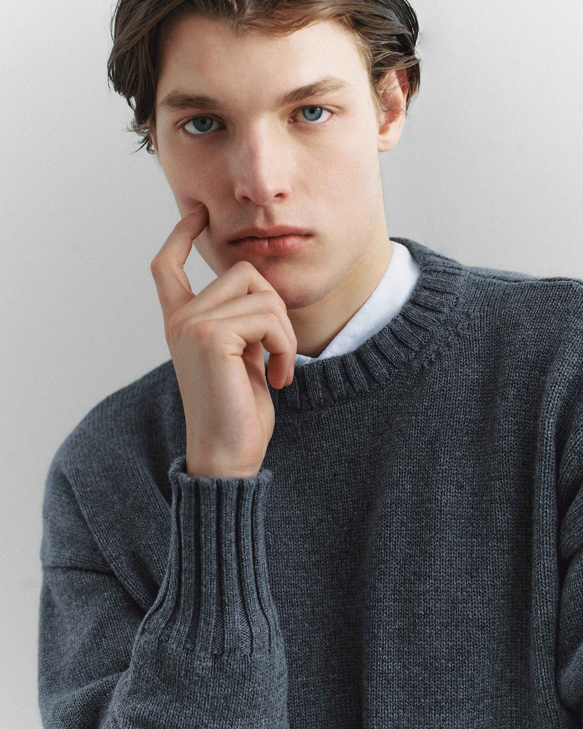 Corte Crewneck Grey - Casa Nodale