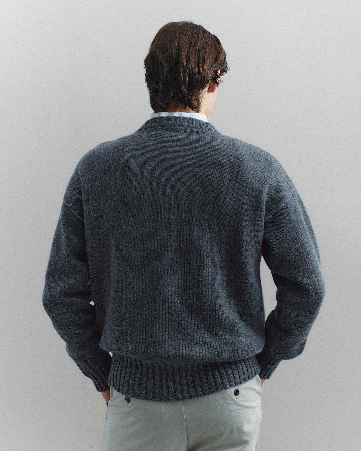 Corte Crewneck Grey - Casa Nodale