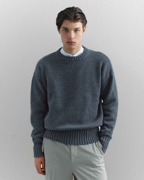 Corte Crewneck Grey - Casa Nodale