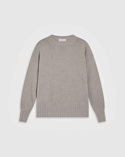 Corte Crewneck Taupe - Casa Nodale