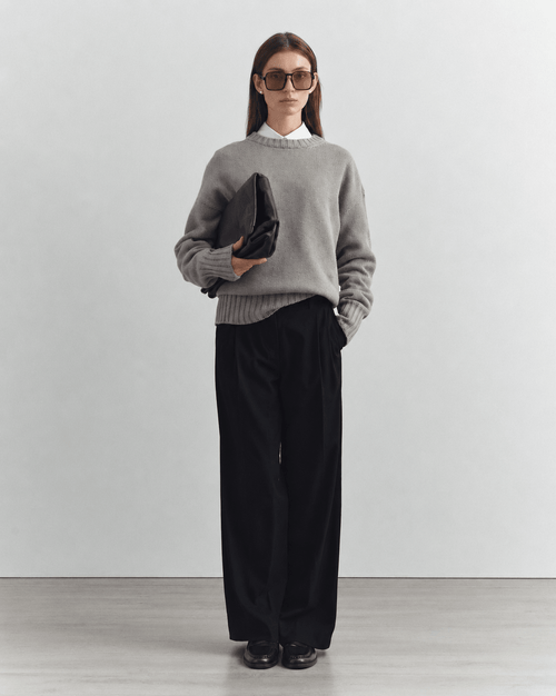 Corte Crewneck, Taupe - Casa Nodale