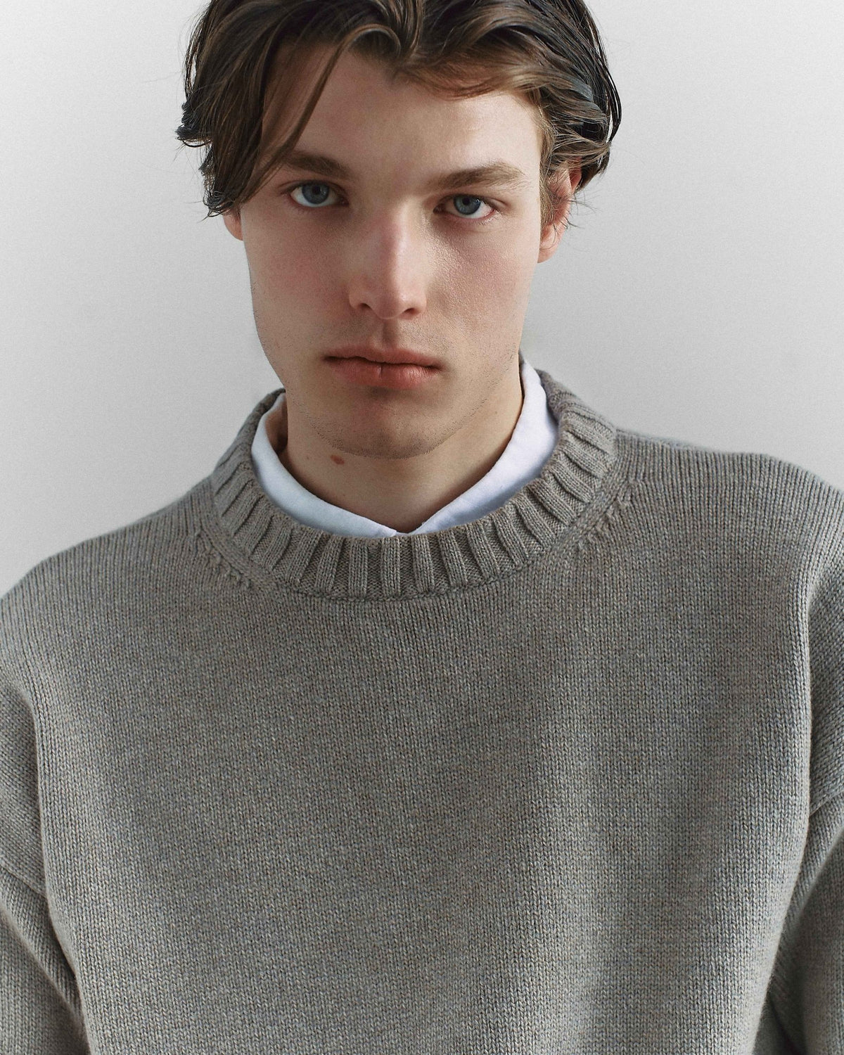 Corte Crewneck Taupe - Casa Nodale