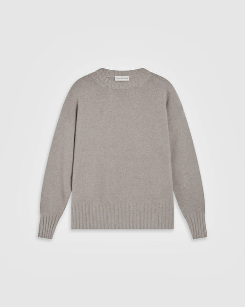 Corte Crewneck, Taupe - Casa Nodale