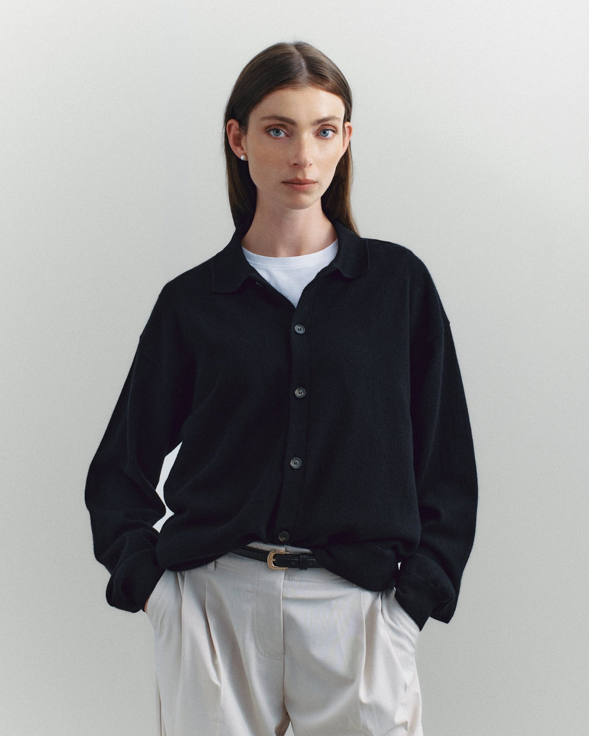 Navata Cardigan, Black - Casa Nodale