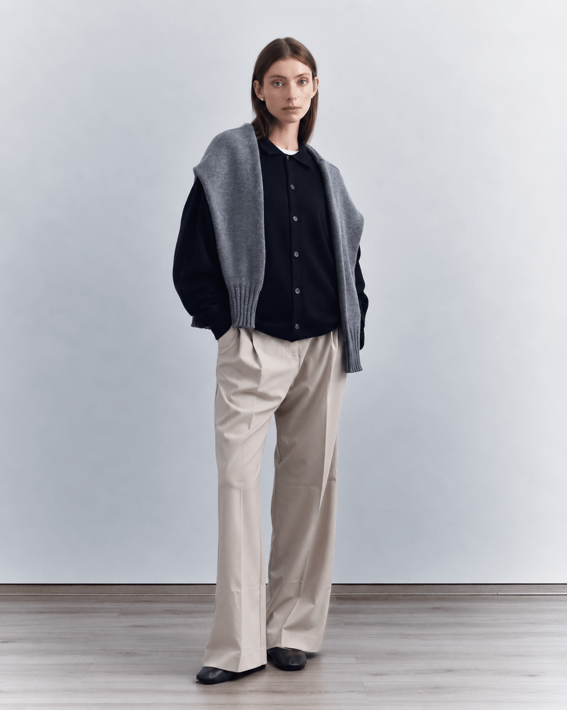 Navata Cardigan, Black - Casa Nodale