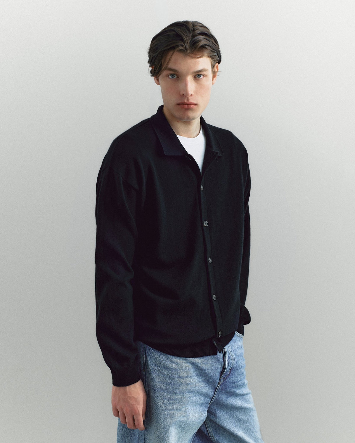 Navata Cardigan Black - Casa Nodale