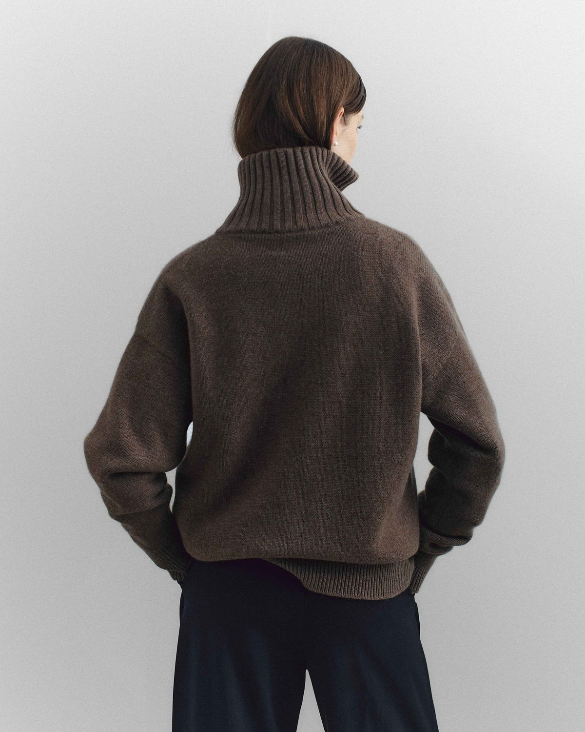 Portico Cardigan, Chocolate - Casa Nodale
