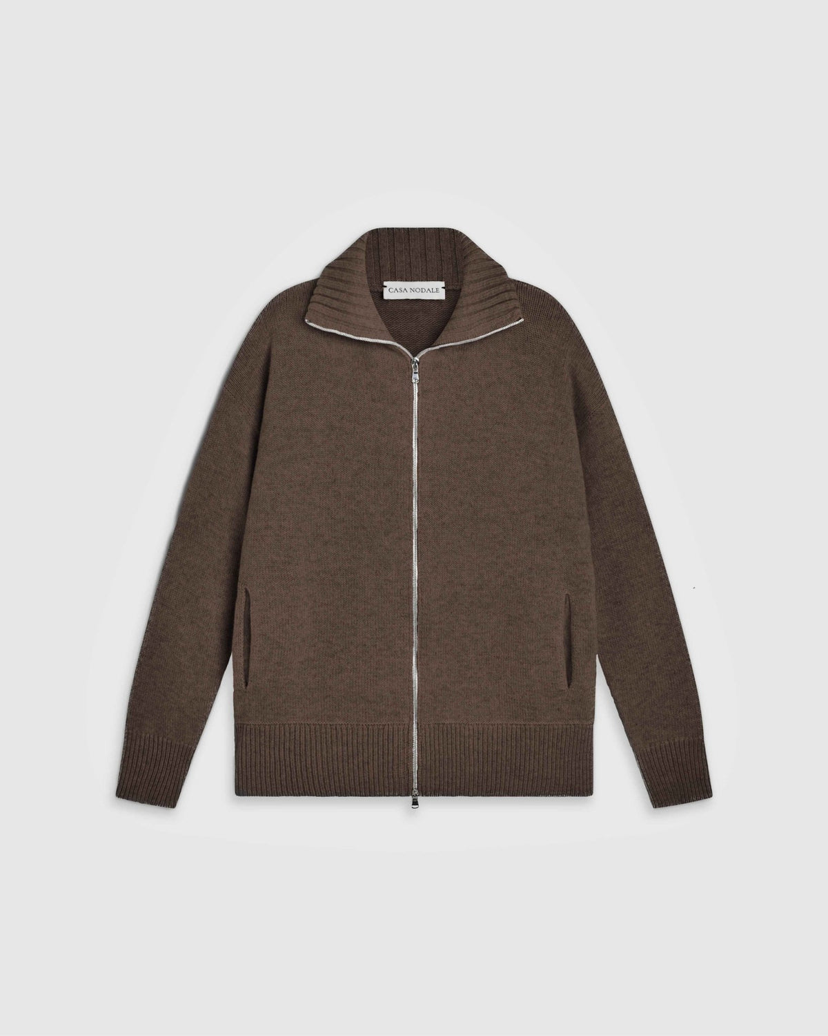 Portico Cardigan, Chocolate - Casa Nodale