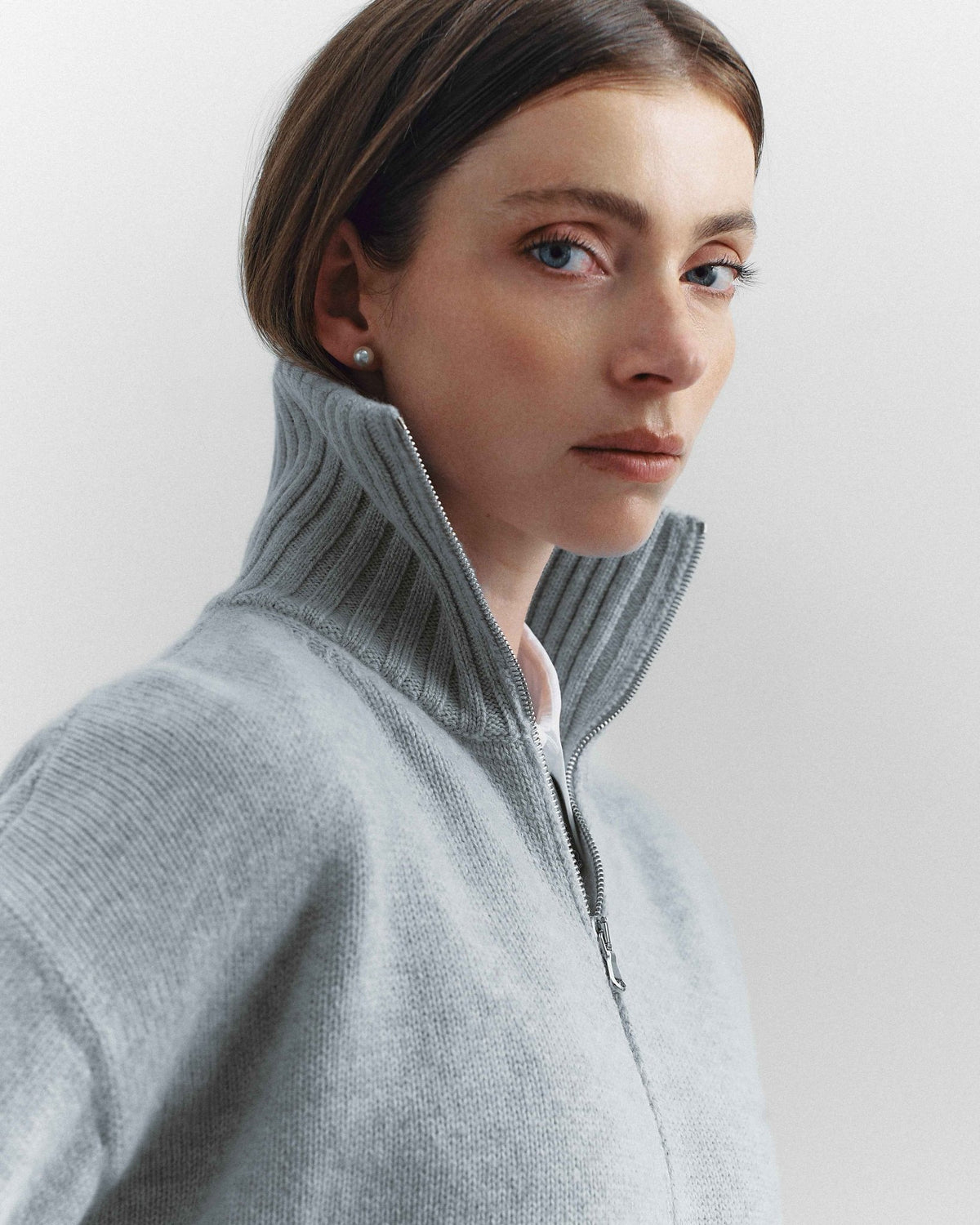 Portico Cardigan, Light Grey - Casa Nodale