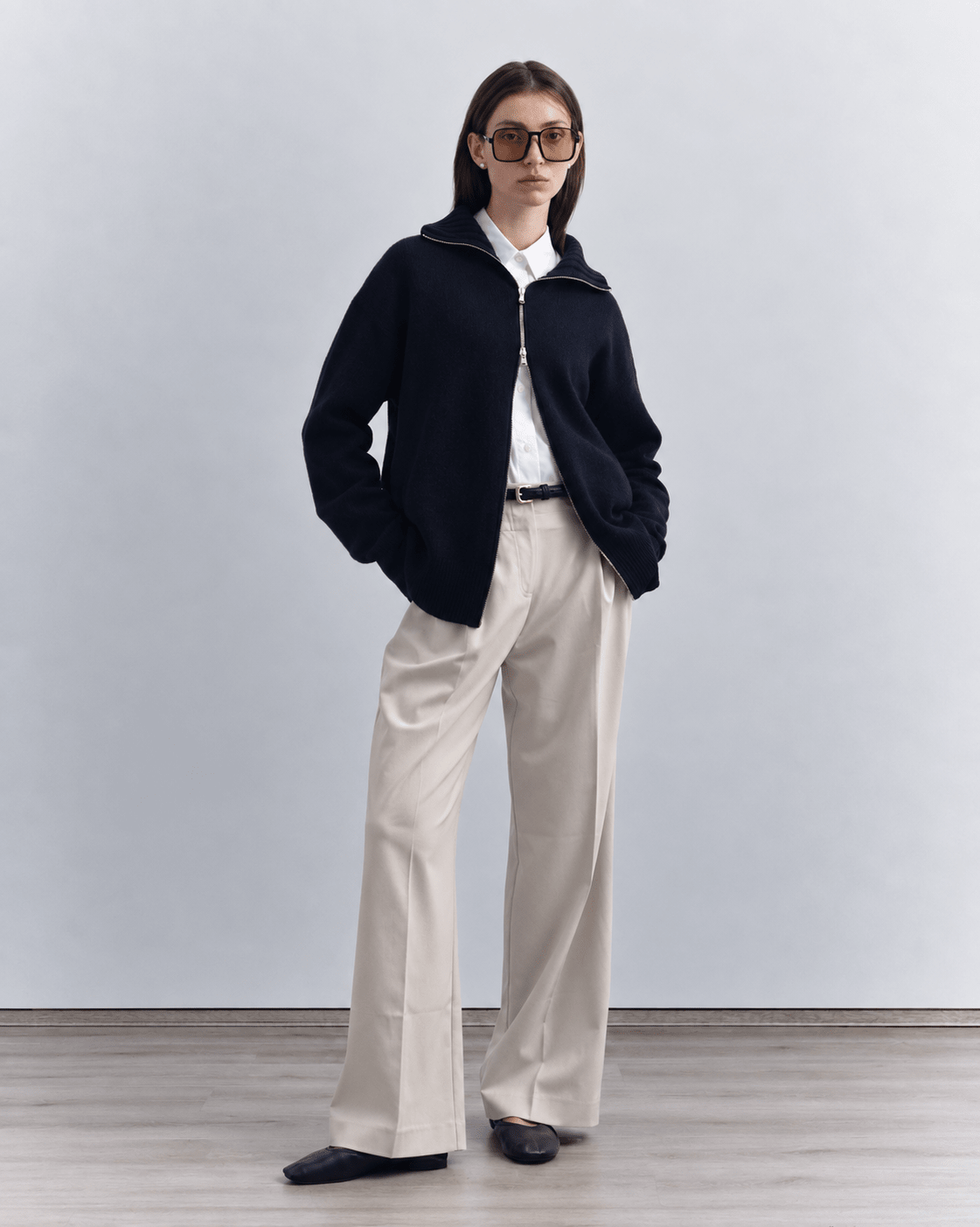 Portico Cardigan, Navy - Casa Nodale