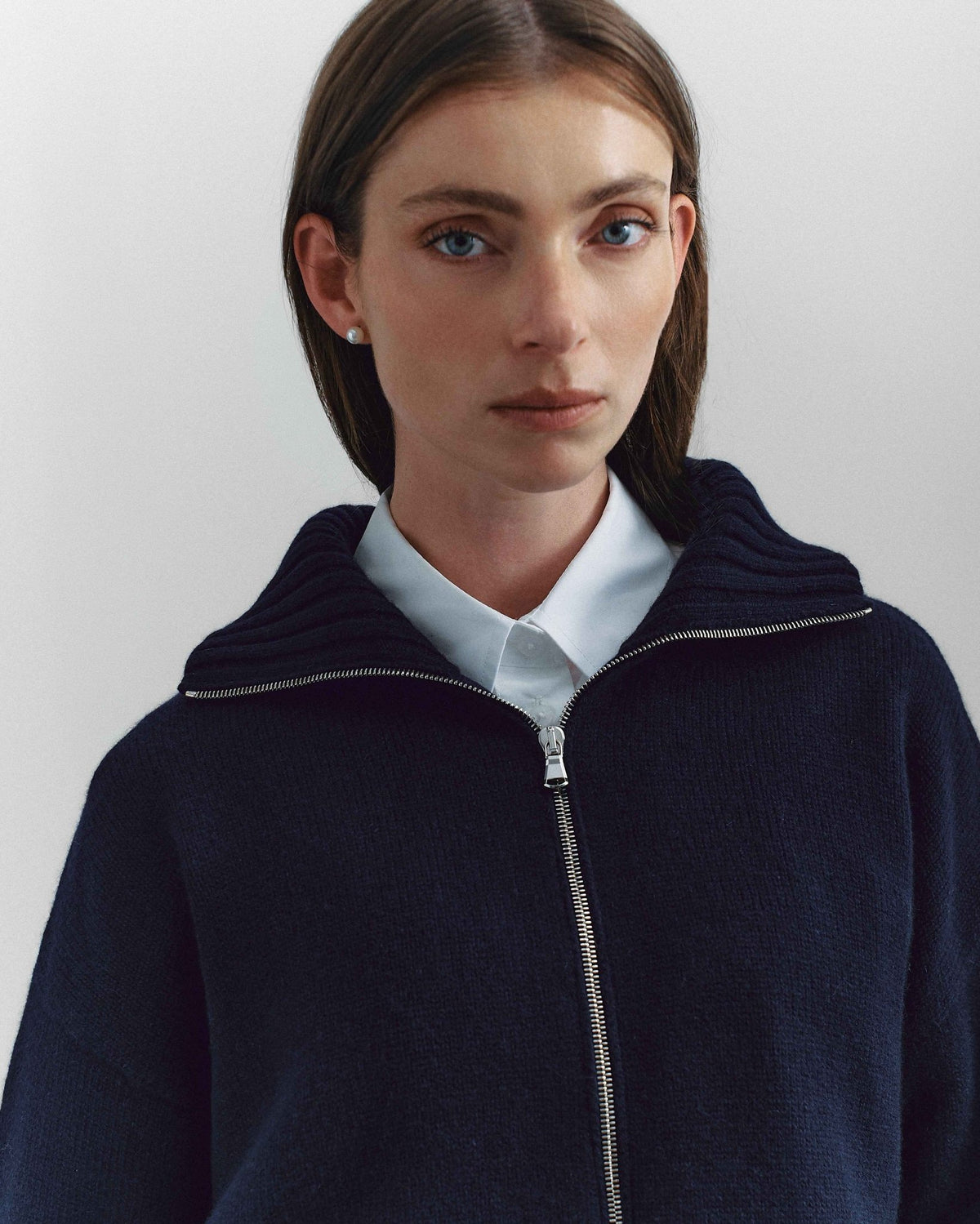 Portico Cardigan, Navy - Casa Nodale