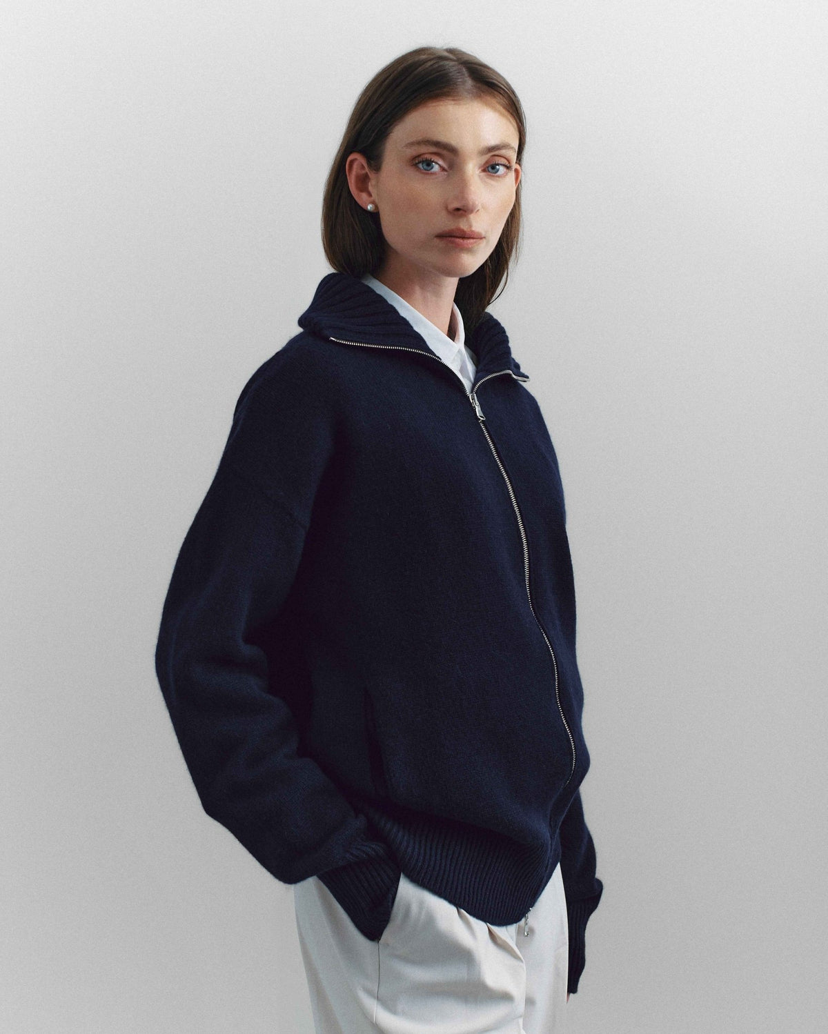 Portico Cardigan, Navy - Casa Nodale