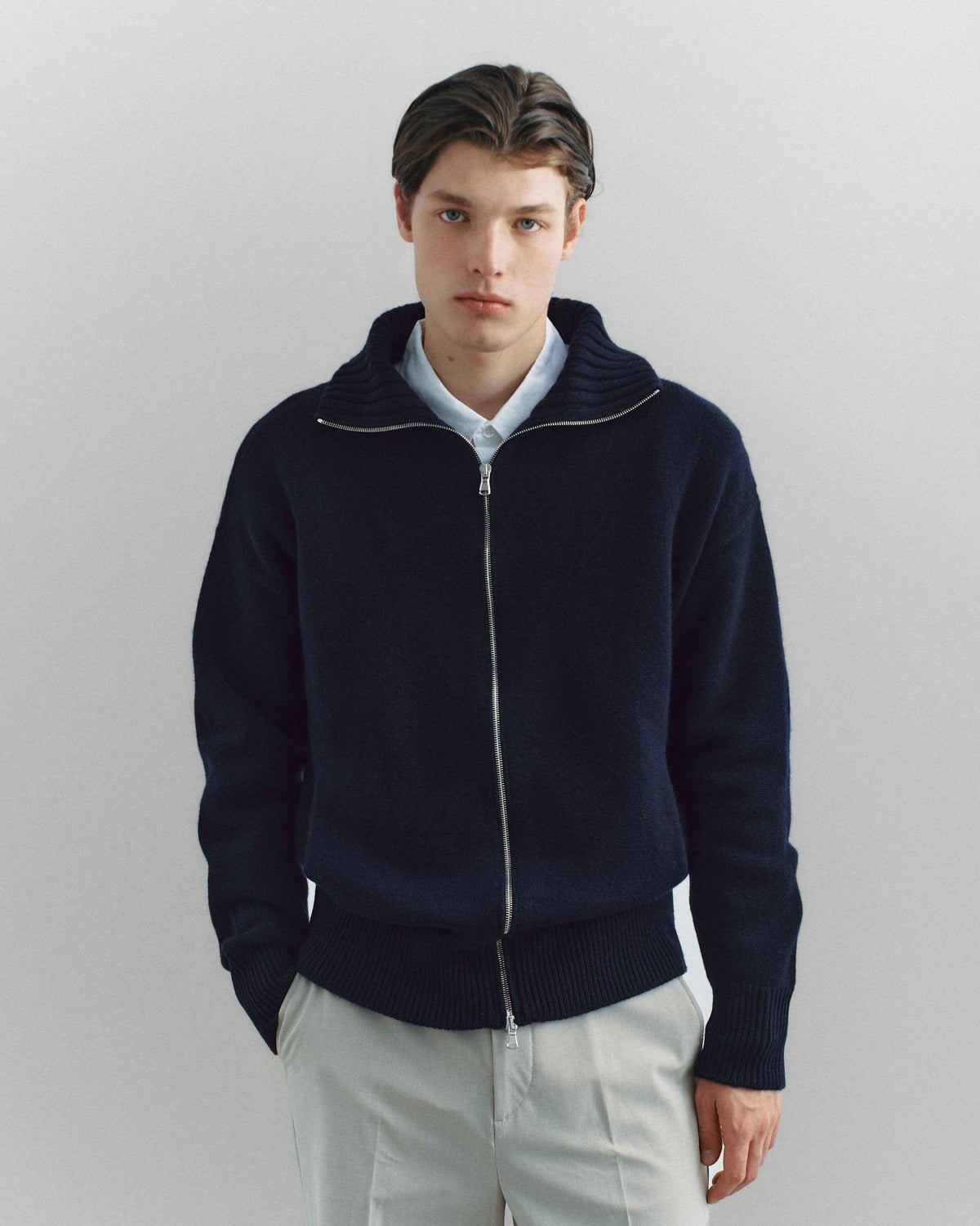 Portico Cardigan Navy - Casa Nodale