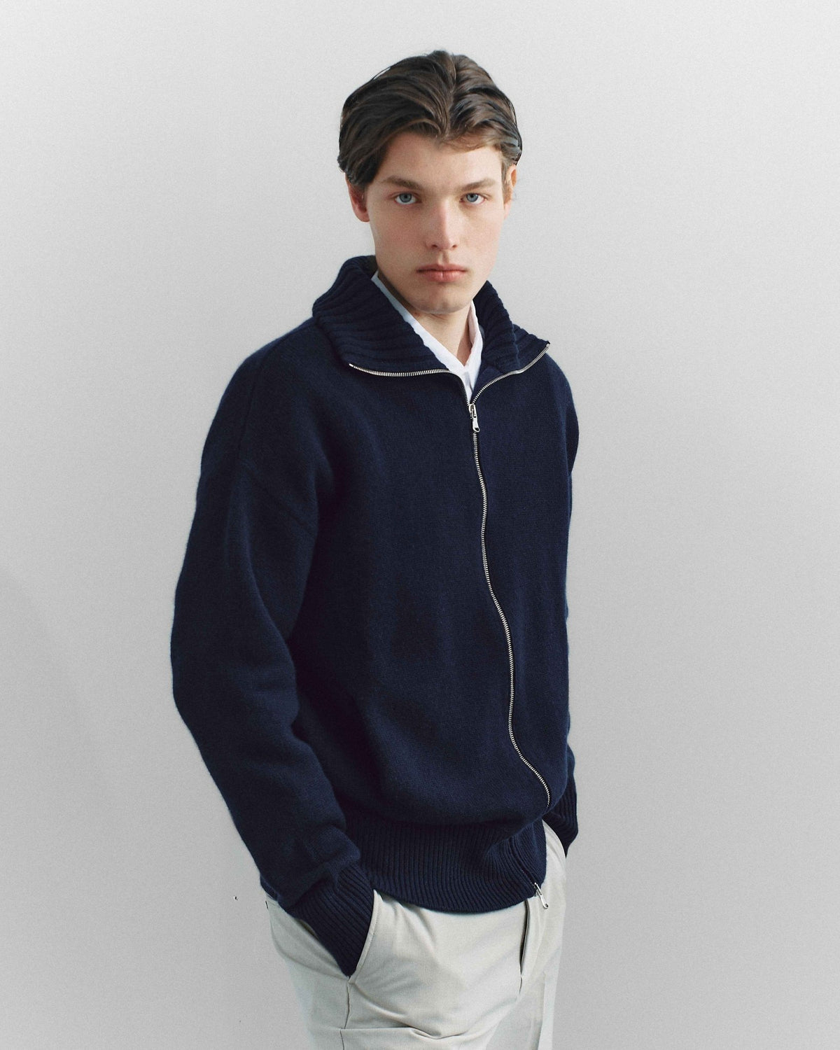 Portico Cardigan Navy - Casa Nodale