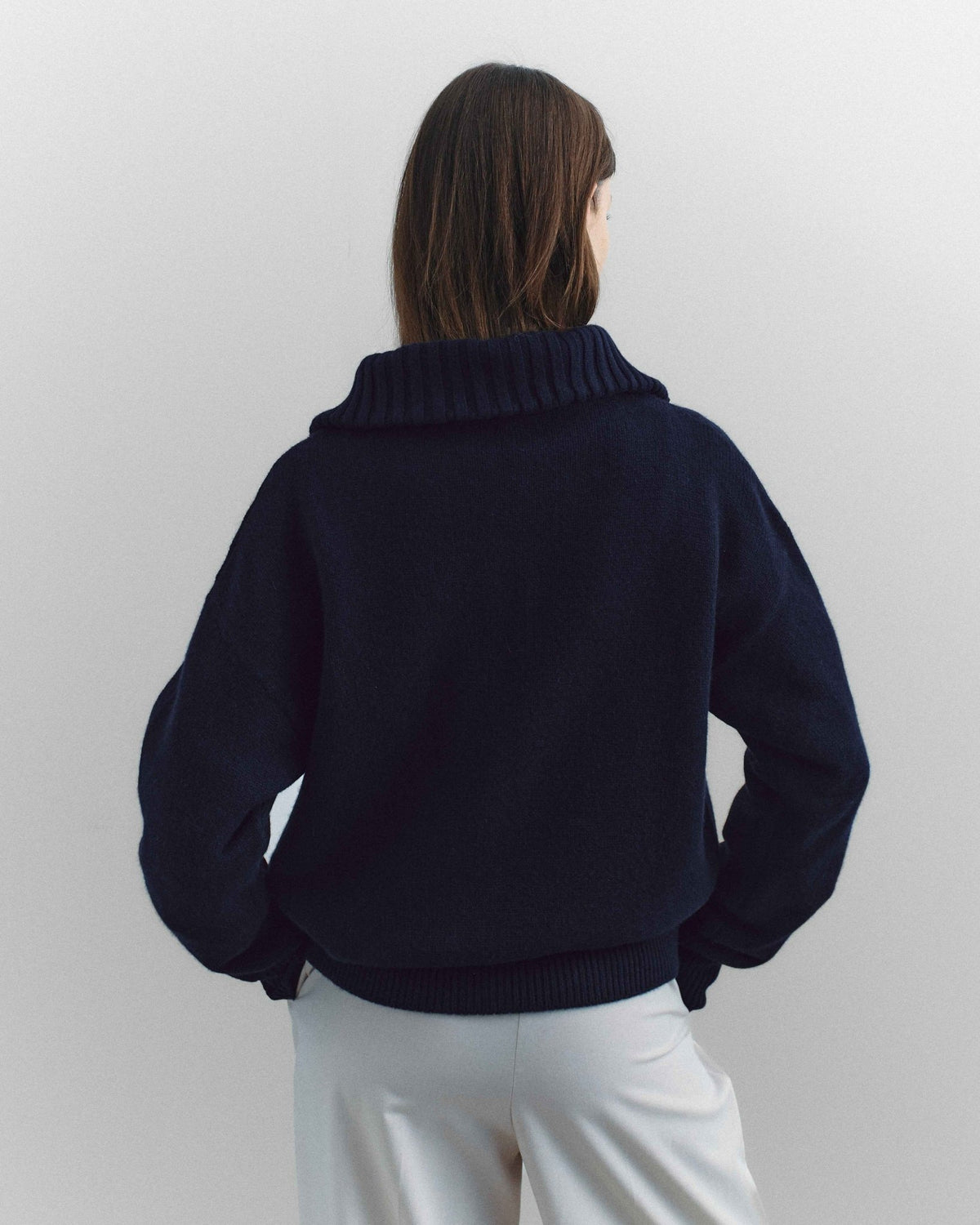 Portico Cardigan, Navy - Casa Nodale