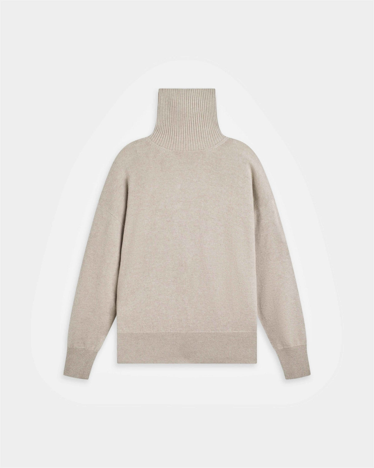 Volta Turtleneck, Beige - Casa Nodale