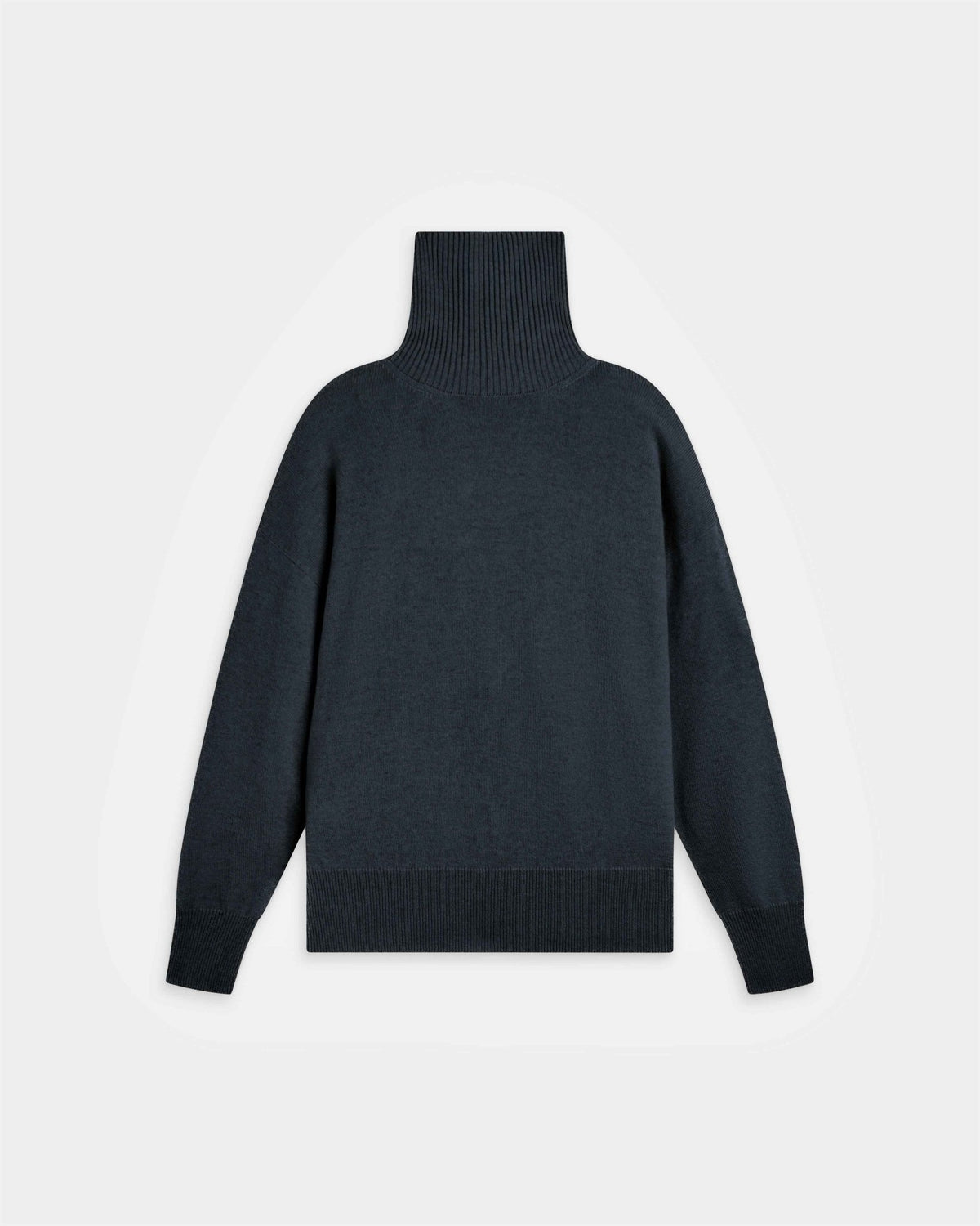 Volta Turtleneck, Charcoal - Casa Nodale